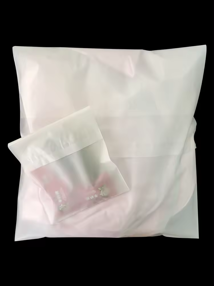 Biodegradable self adhesive bags