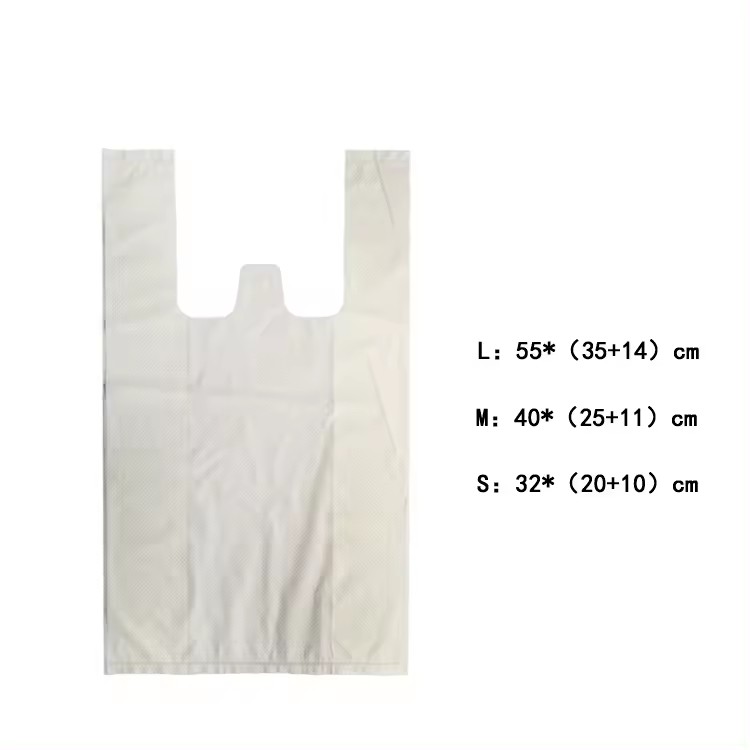 Biodegradable T-shirt bags 