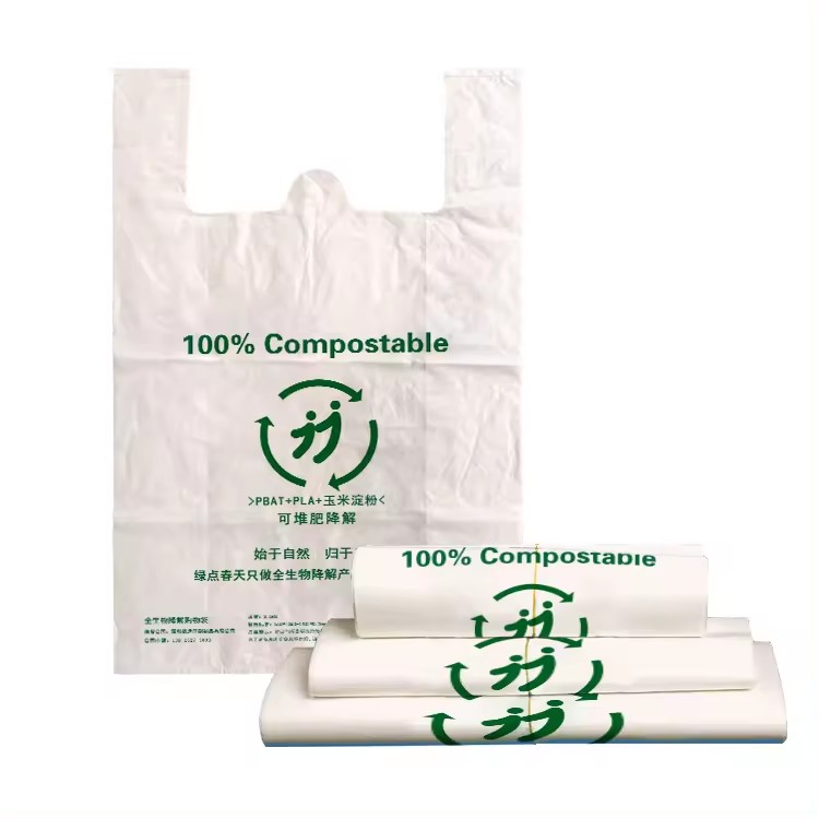 Biodegradable T-shirt bags 