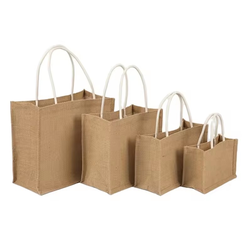 Eco Friendly Customized Size Jute Shopping Bag Supplier