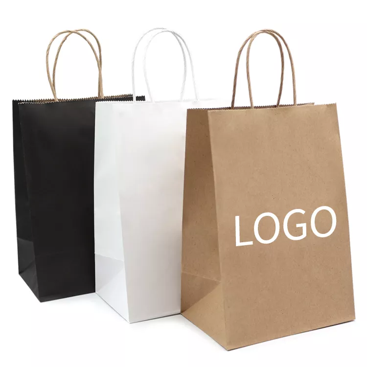 Customized Eco Twist Handle Paper Bag Shopping Bag