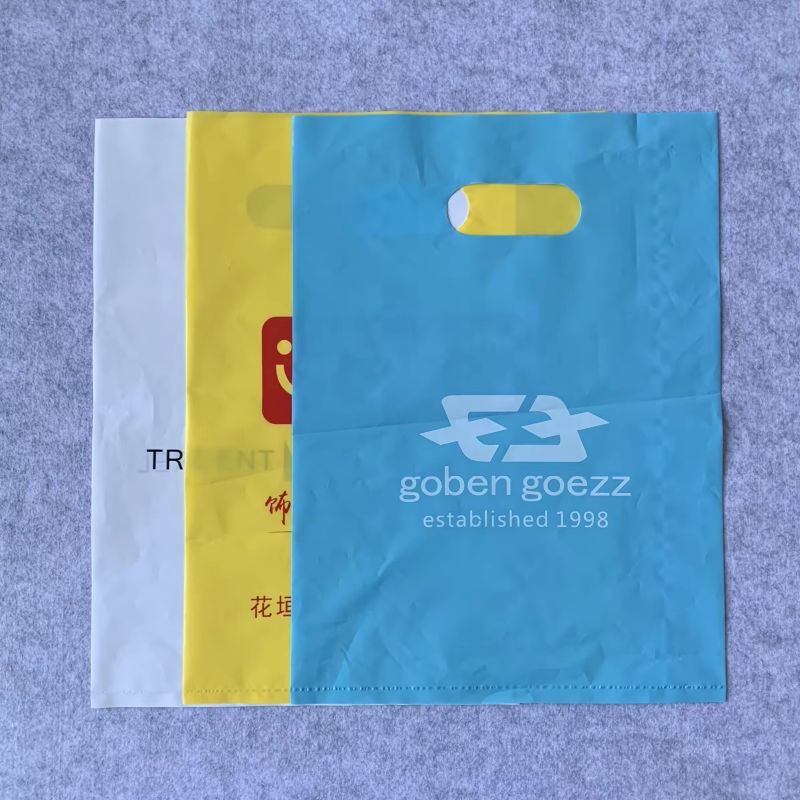 Custom plastic shopping bag with logo wholesale