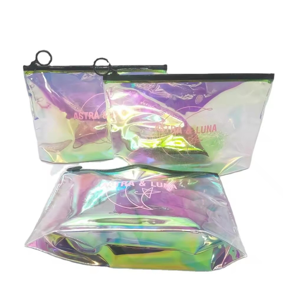 Customized cosmetic zipper bags wholesale pouch bag suppliers