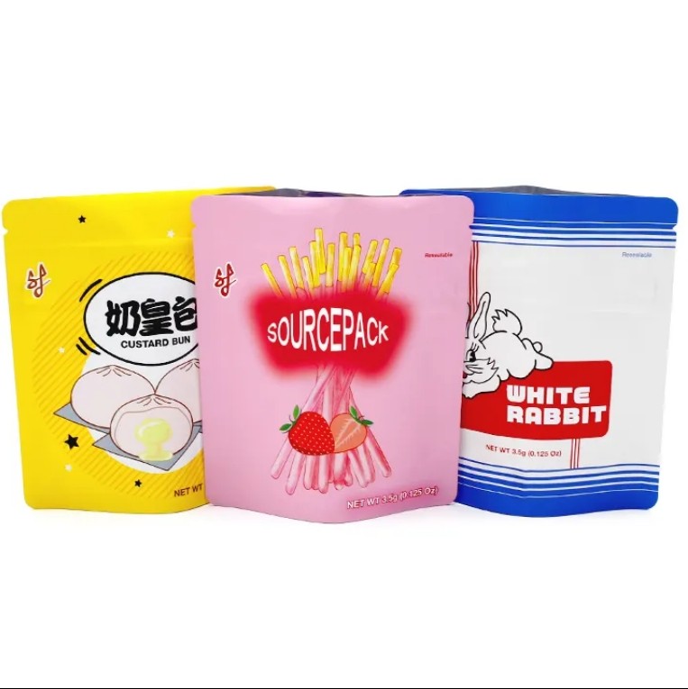 Custom sustainable zipper bags food pouch bag suppliers