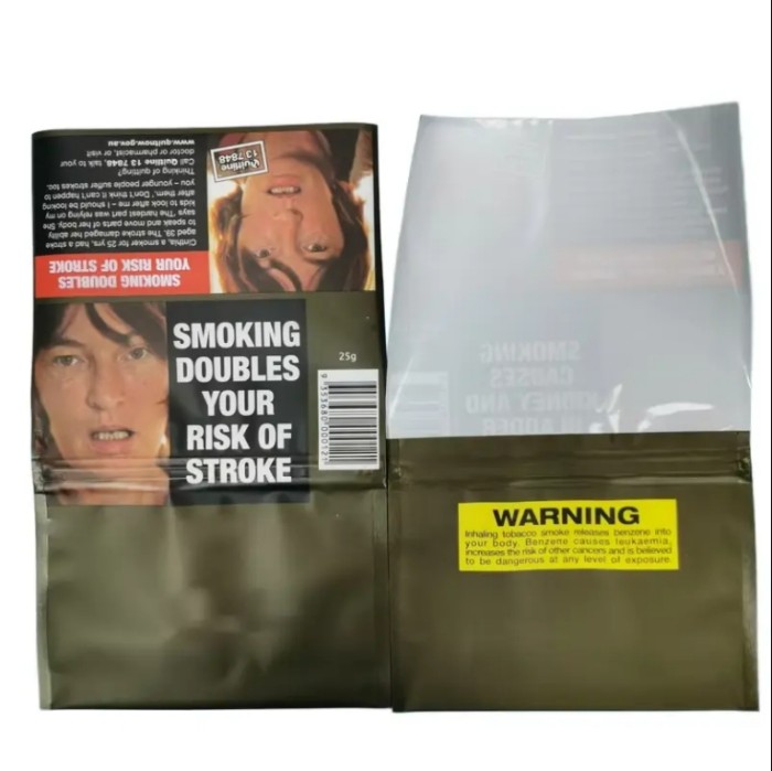 Wholesale Resealable Ziplock Bags for Tobacco Packaging