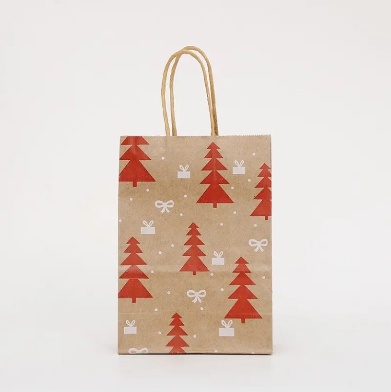 Christmas paper bag shopping bag wholesale