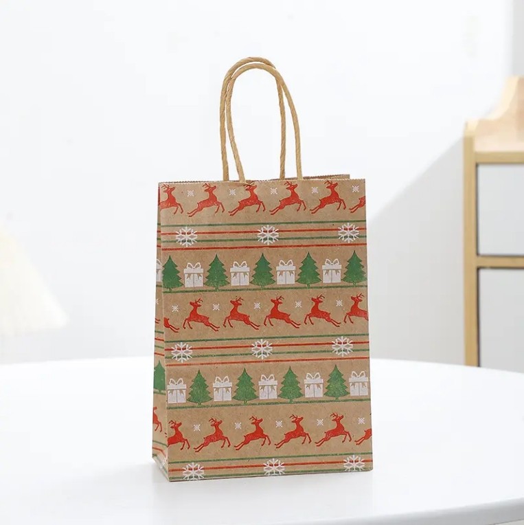 Christmas paper bag shopping bag wholesale