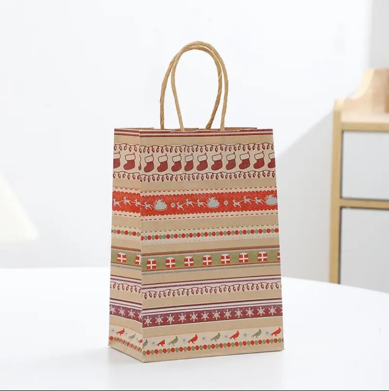 Christmas paper bag shopping bag wholesale