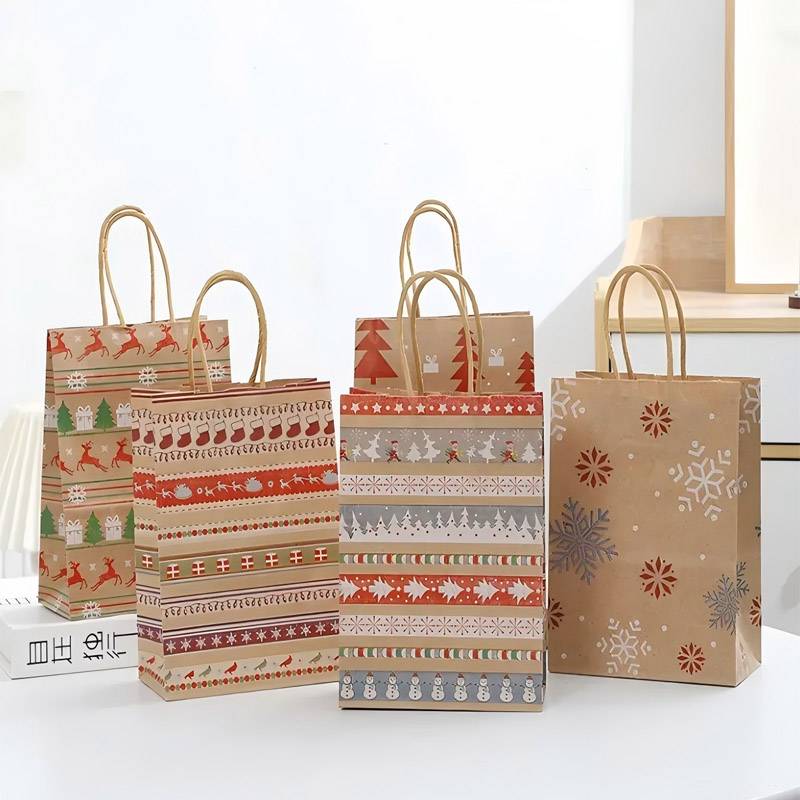 Christmas paper bag shopping bag wholesale