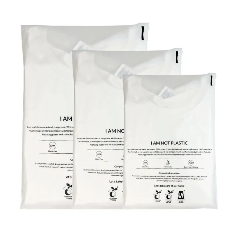 Wholesale Custom Printed Compostable Mailer Bags