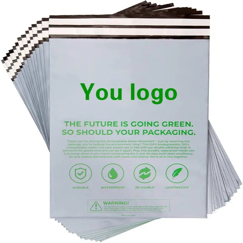 Biodegradable mailing bags custom logo plastic poly mailers