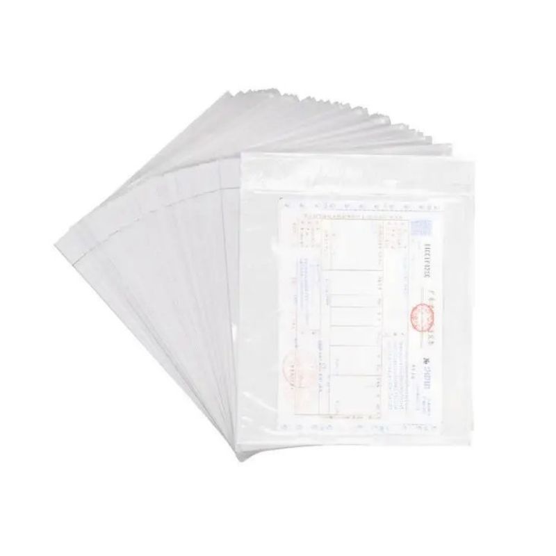 Clear self adhesive back plastic bag wholesale