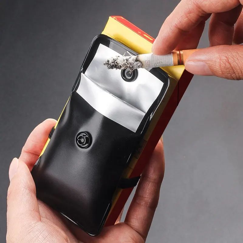 Portable ashtray cigarette butt pouch factory