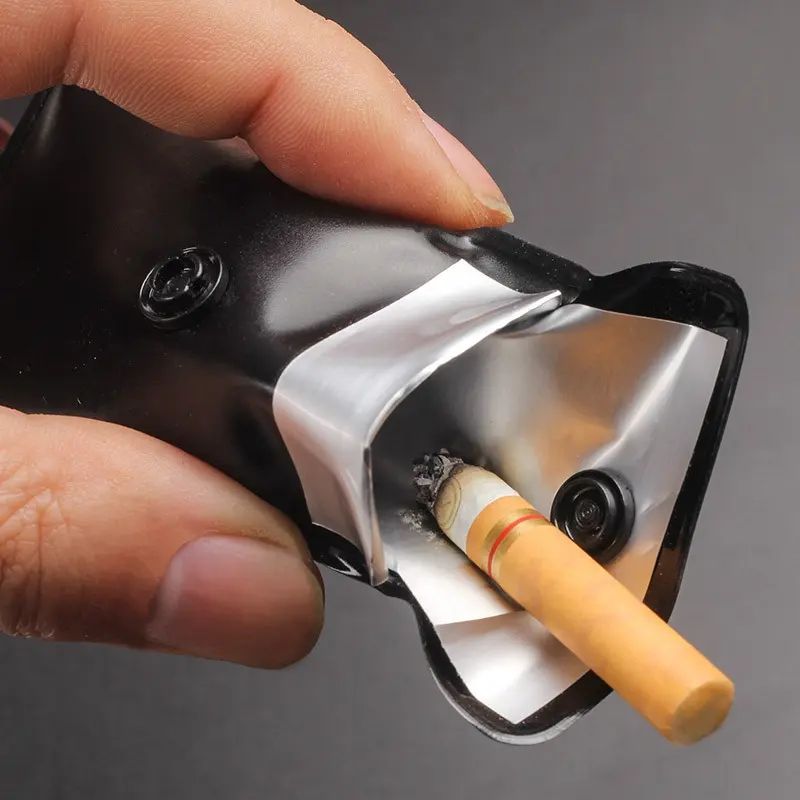 Portable ashtray cigarette butt pouch factory