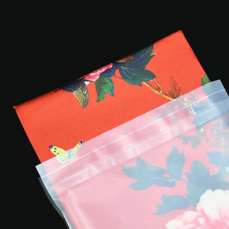 Custom eco-friendly self adhesive clothing bags