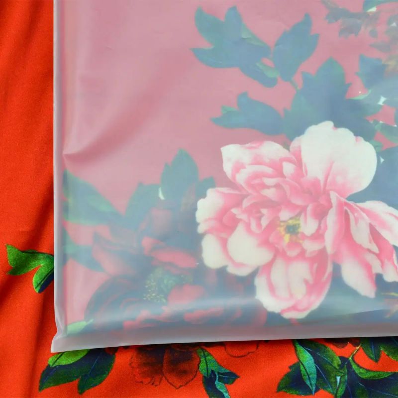 Custom eco-friendly self adhesive clothing bags