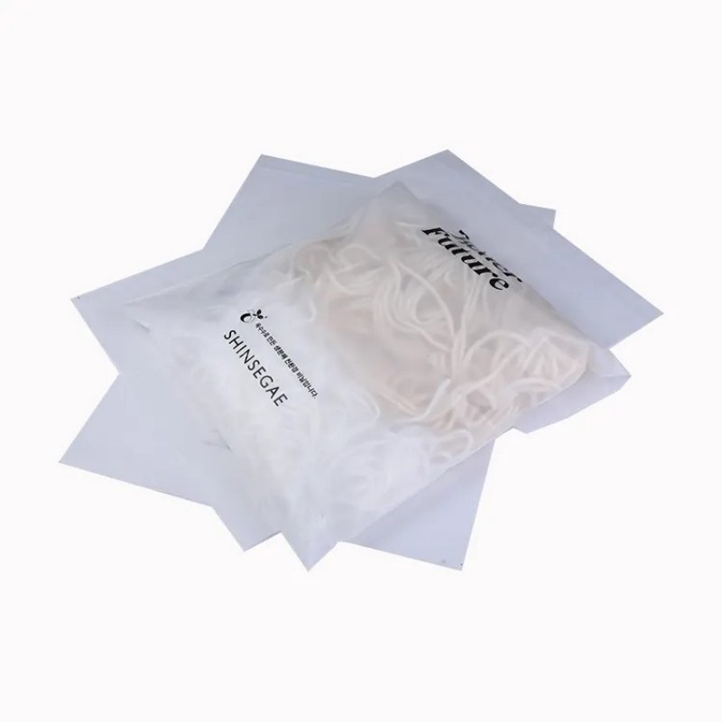 100% Pla biodegradable cornstarch bags compostable garment packaging bag