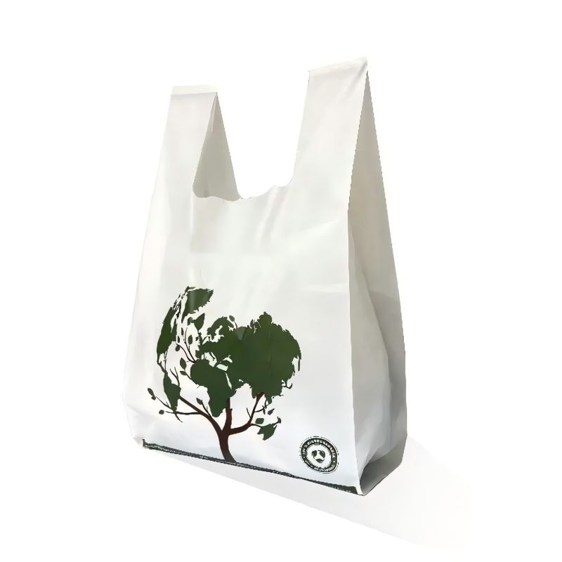 Compostable handle shopping bag wholesale