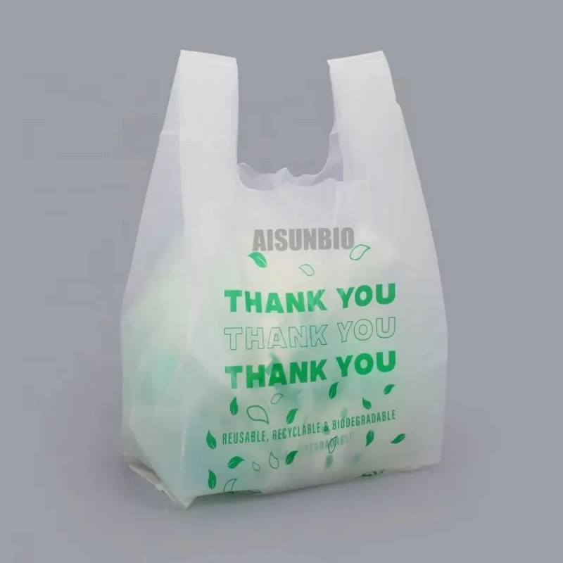 Compostable handle shopping bag wholesale