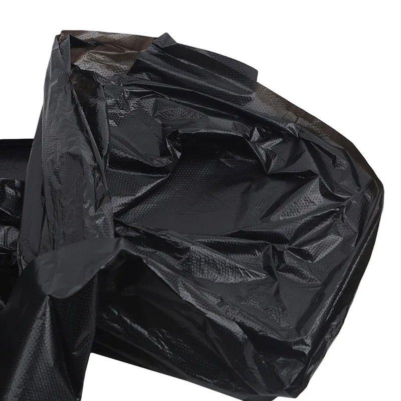 Custom black trash bag wholesale