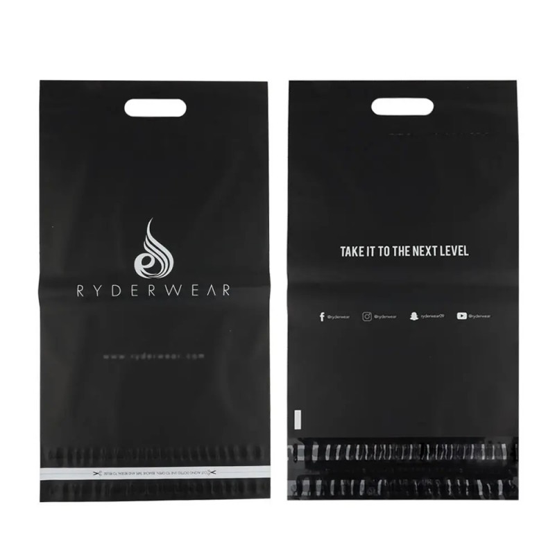 Custom Self-adhesive Black Printed Poly Mailer Bag