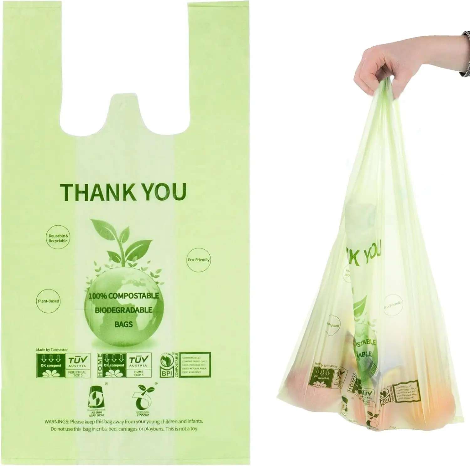 Eco Friendly Plastic T-shirt Bag Manufacturers