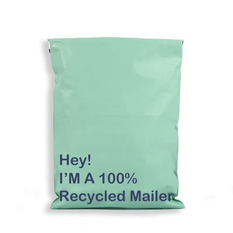 100% Recycled poly mailers compostable shipping envelopes factory