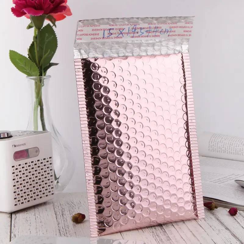 Wholesale Rose Gold Bubble Mailers