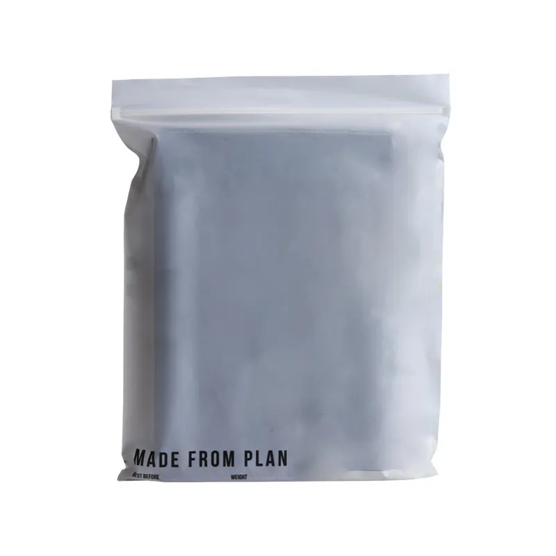 Biodegradable Plastic Frosted Zipper Bag Manufacturers