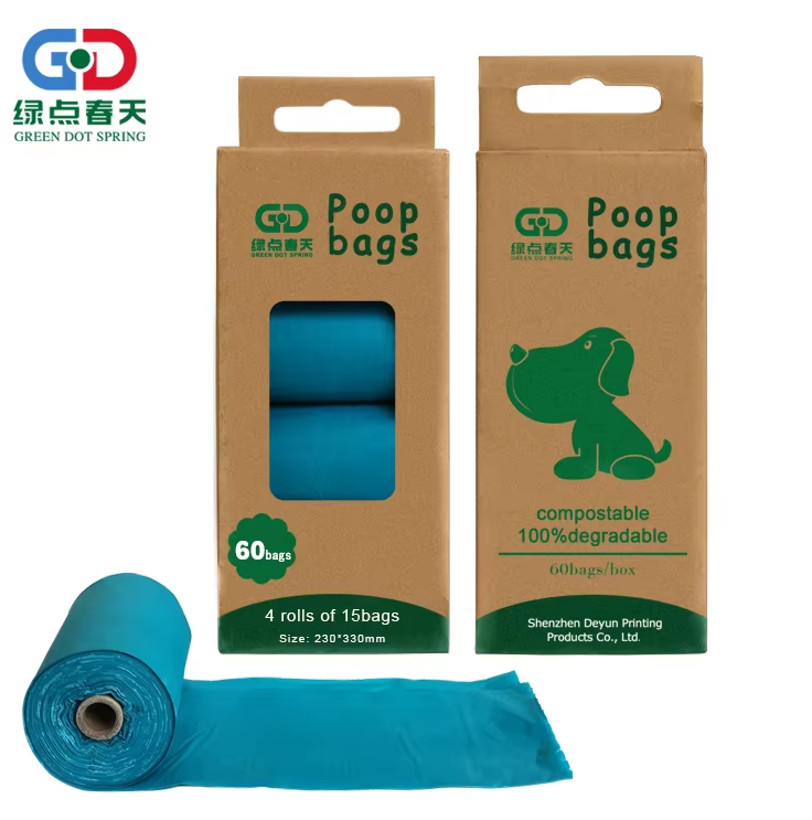 Biodegradable pet poop bags