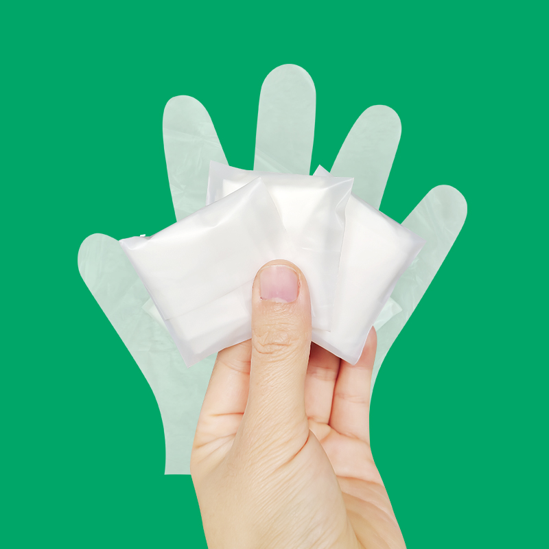 Individually Packaged Biodegradable Gloves